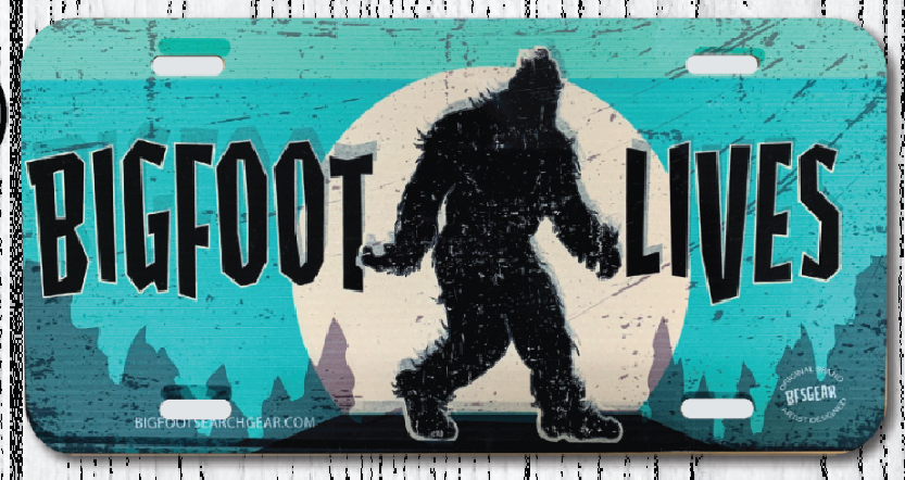 Bigfoot Lives License Plate