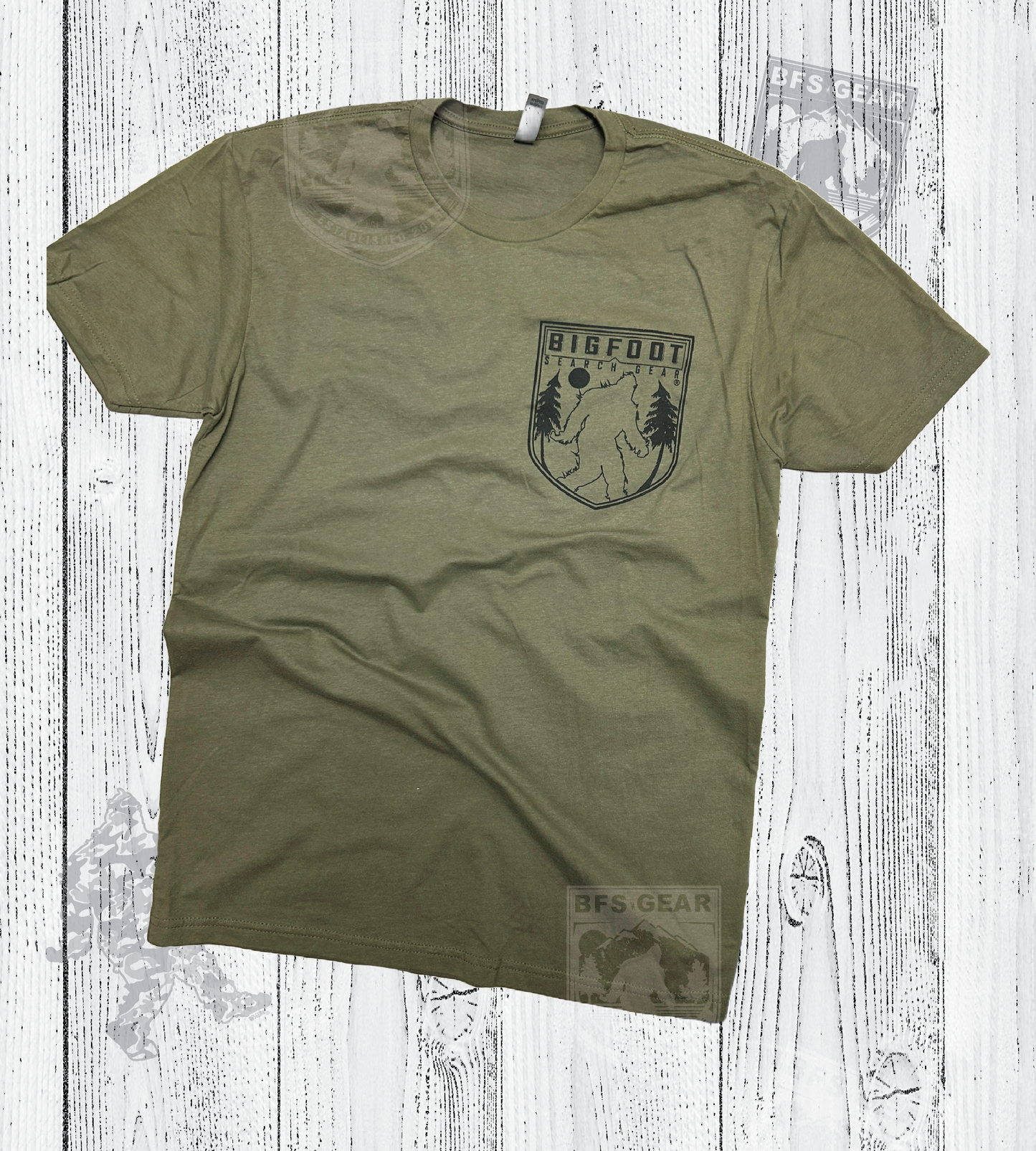 The Badge T-Shirt Military Green