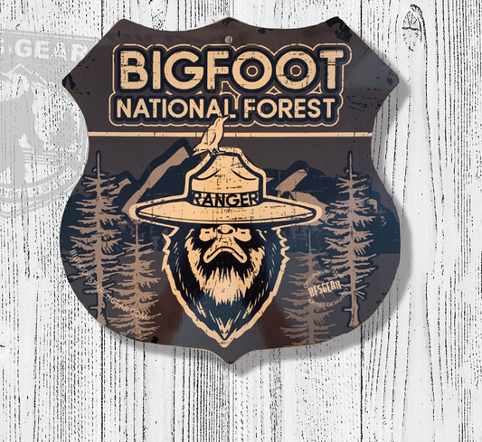 Bigfoot National Forest Sign