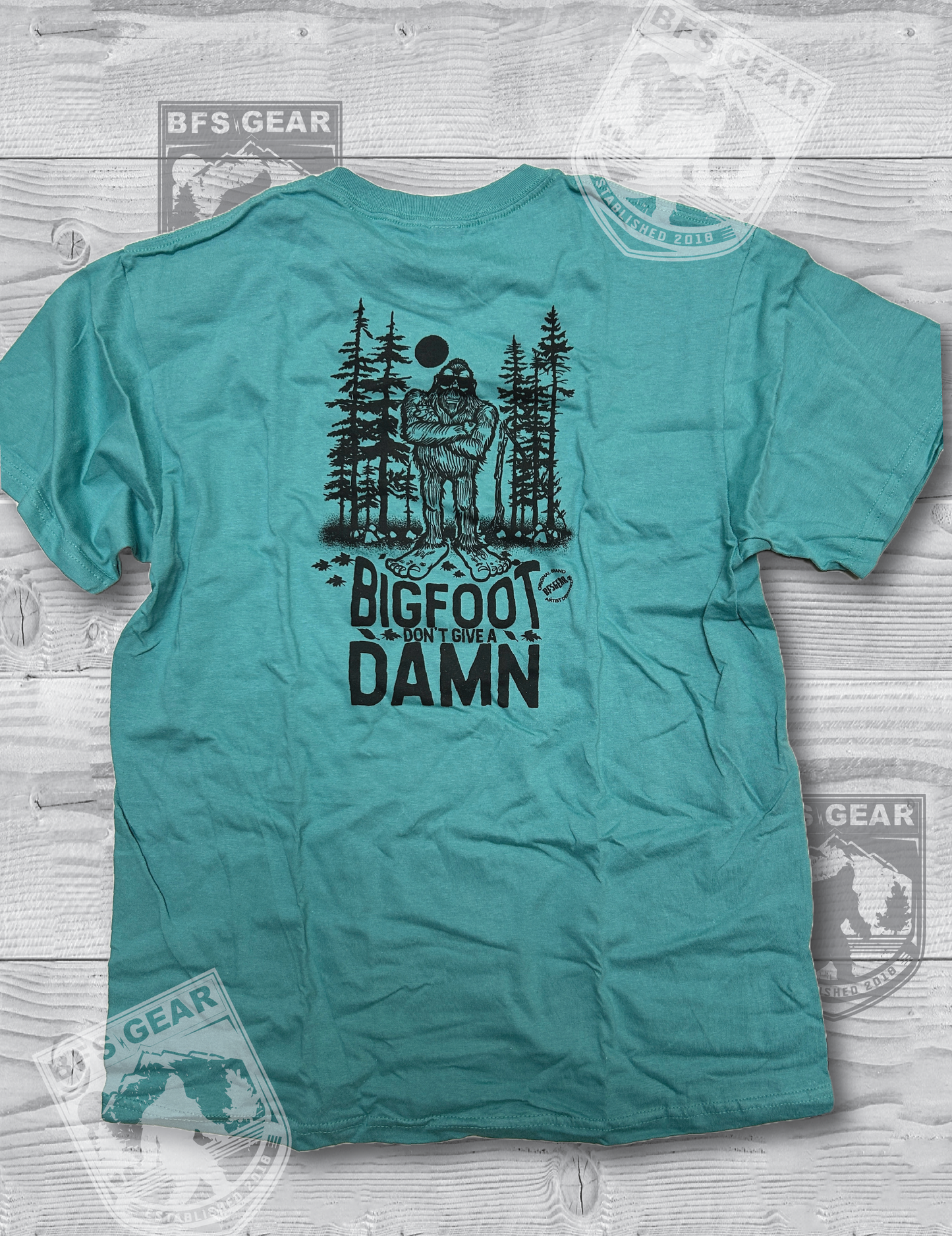Bigfoot Don't Give A Damn T-Shirt