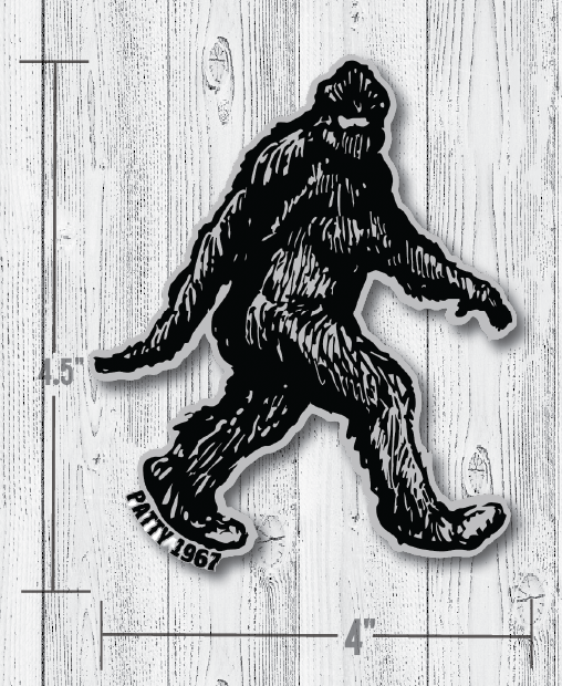 1967 Bigfoot Bluff Creek Sticker
