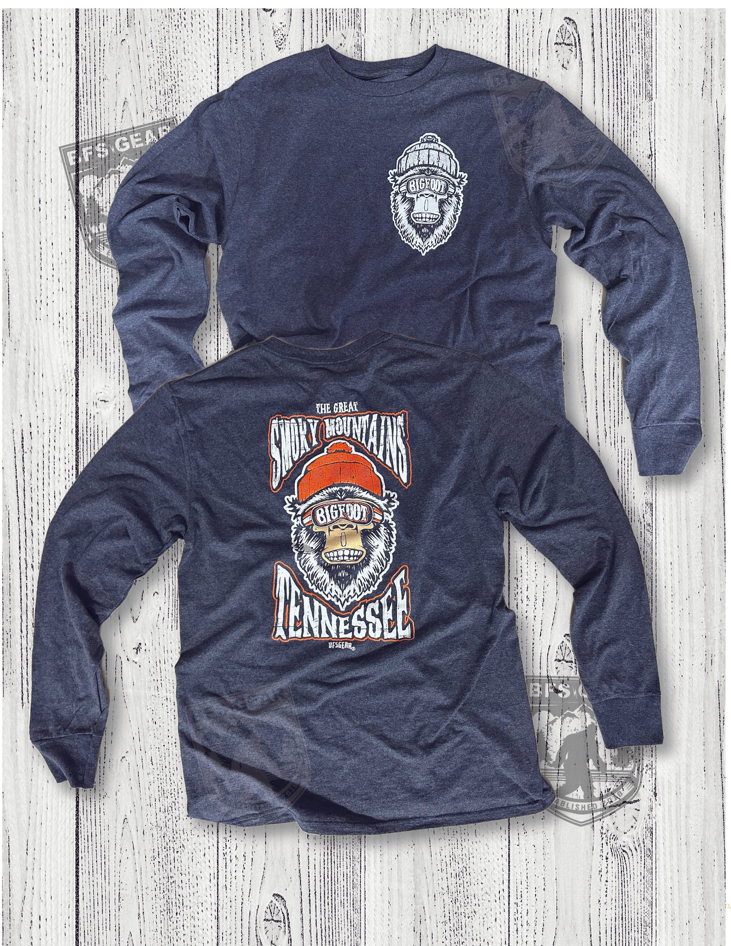 Great Smoky Mountains Winter Yeti Long Sleeve