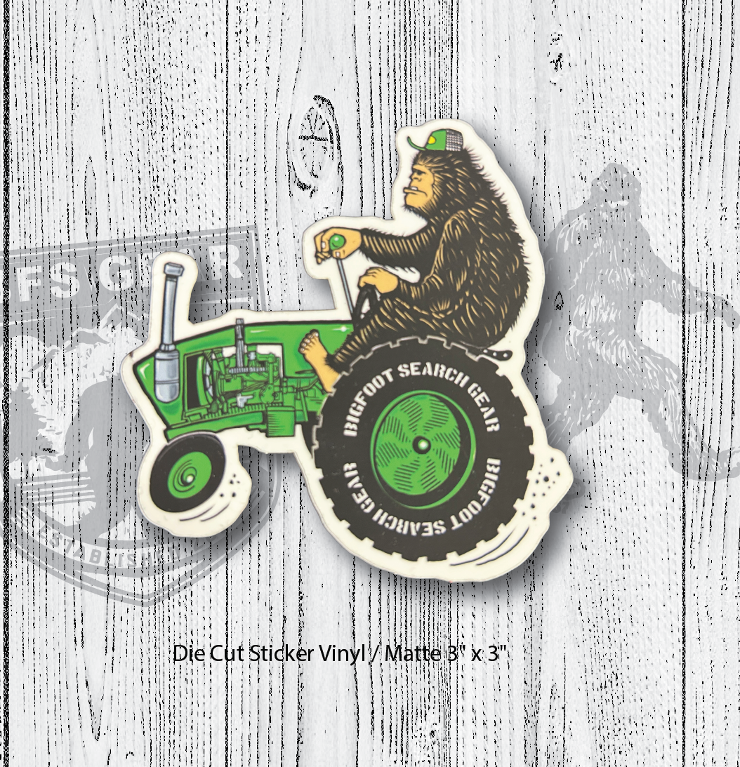 Bigfoot Country Green Sticker