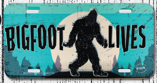 Bigfoot Lives License Plate