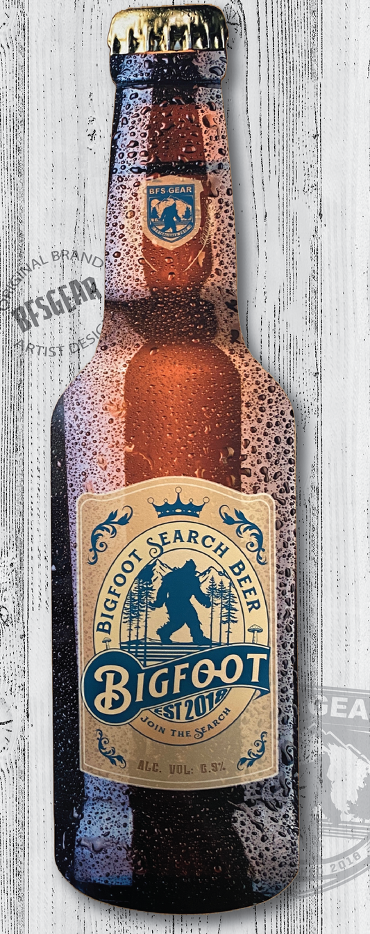 Bigfoot Search Beer Sign