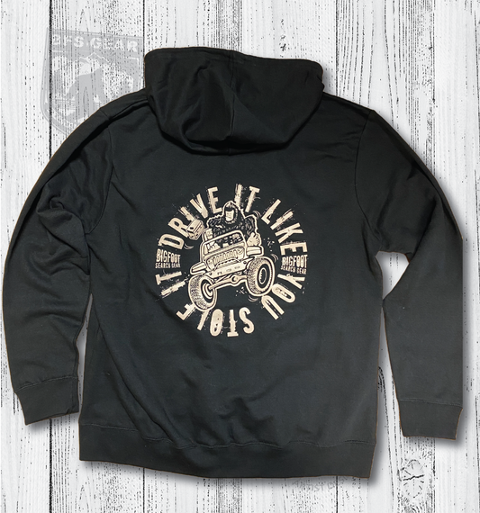 Drive It Like You Stole It Black Pullover Hoodie