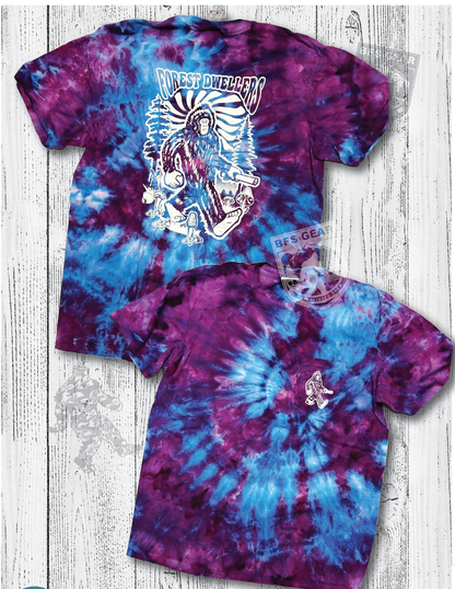 Forest Dwellers Tie Dye Pocket T-Shirt