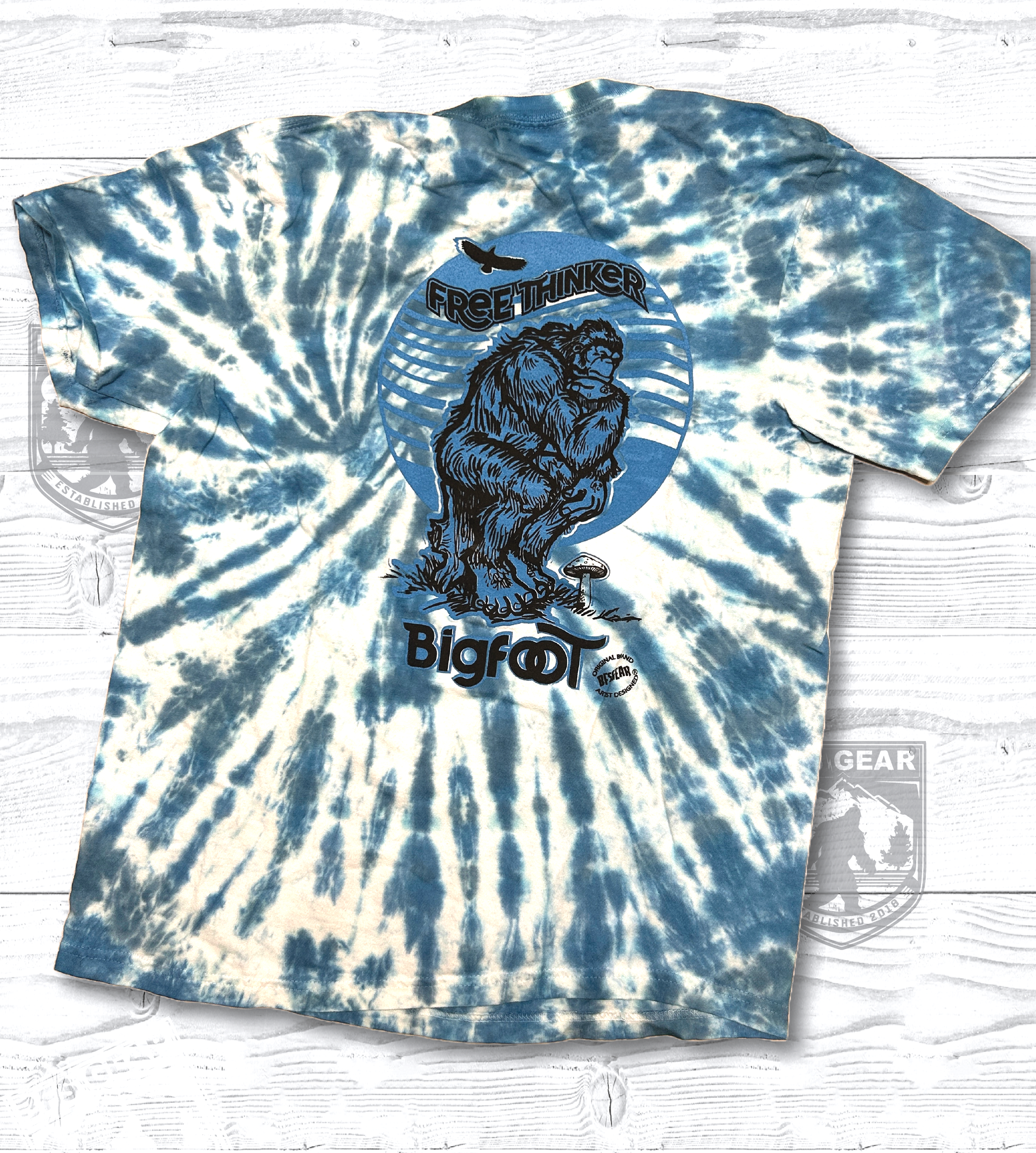 Free Thinker Tie Dye Pocket T-Shirt – BIGFOOT SEARCH GEAR