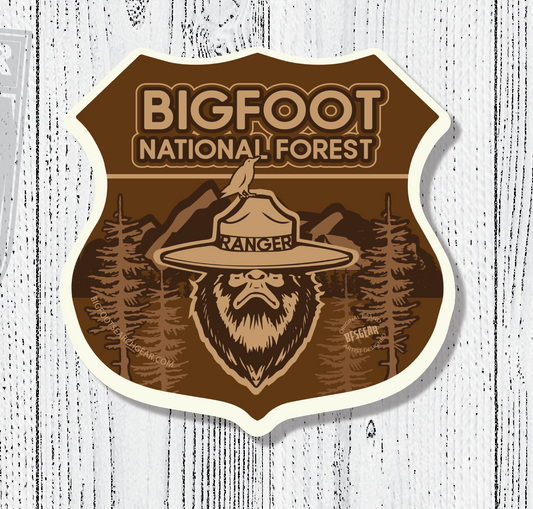 Bigfoot National Forest Sticker