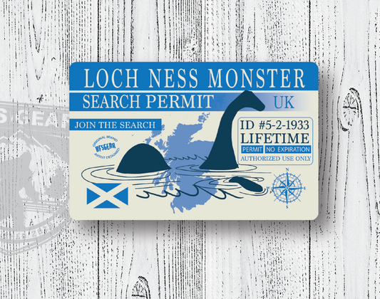 Loch Ness Monster Permit
