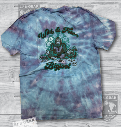 Wild & Free Bigfoot Tie Dye Pocket T-Shirt