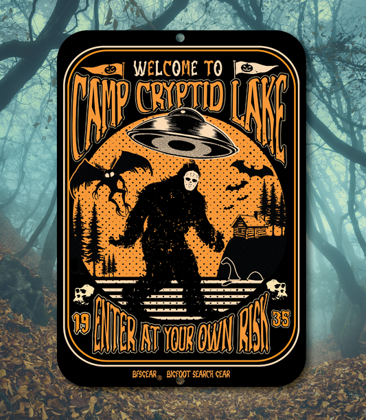 Camp Cryptid Lake Sign