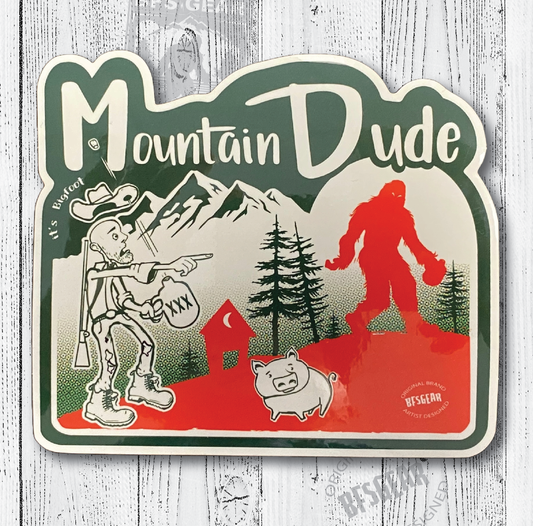 Mountain Dude Sticker