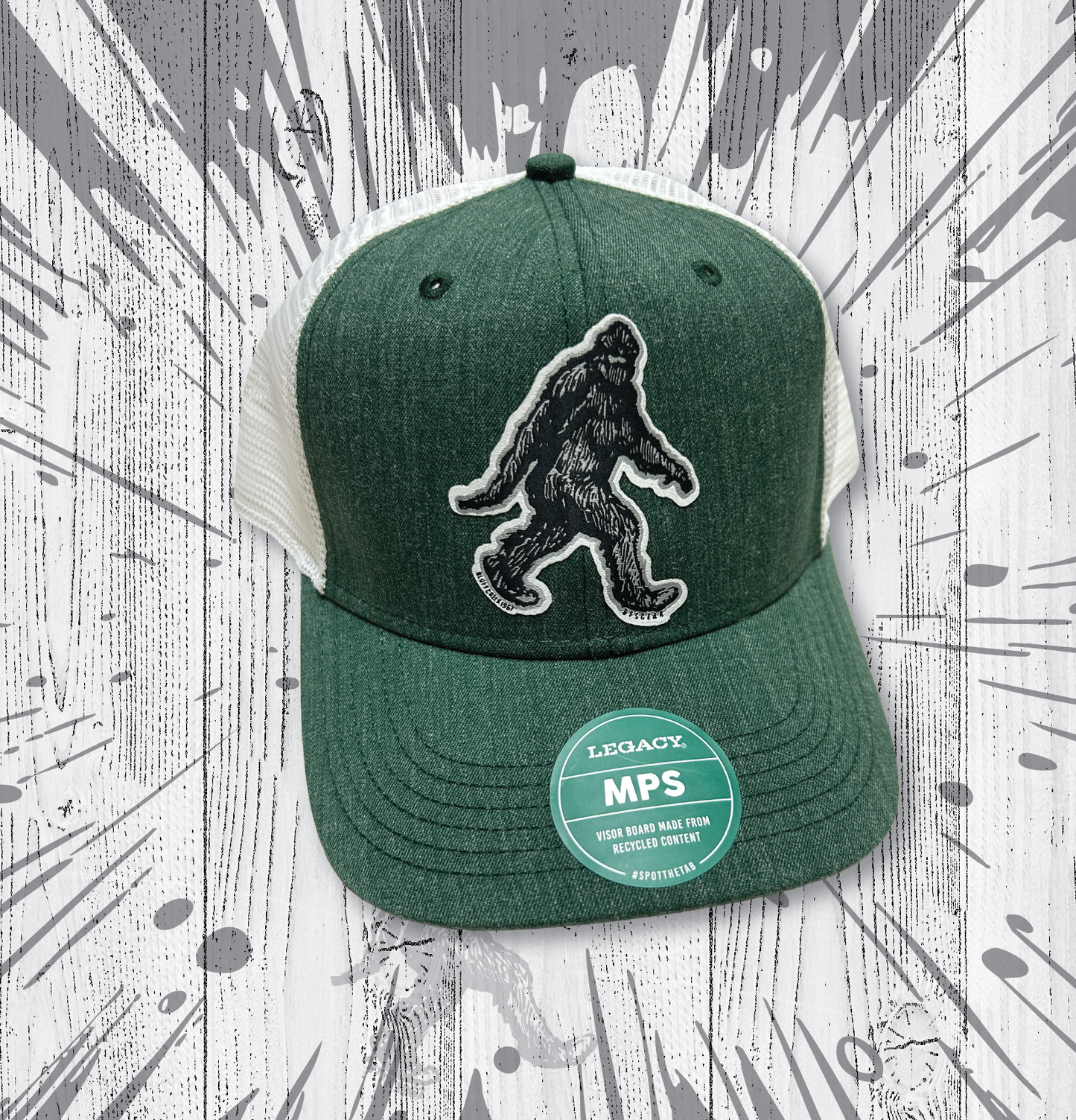 1967 Bigfoot Bluff Creek Legacy Trucker Hat - Green