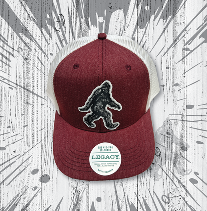 1967 Bigfoot Bluff Creek Legacy Trucker Hat - Maroon